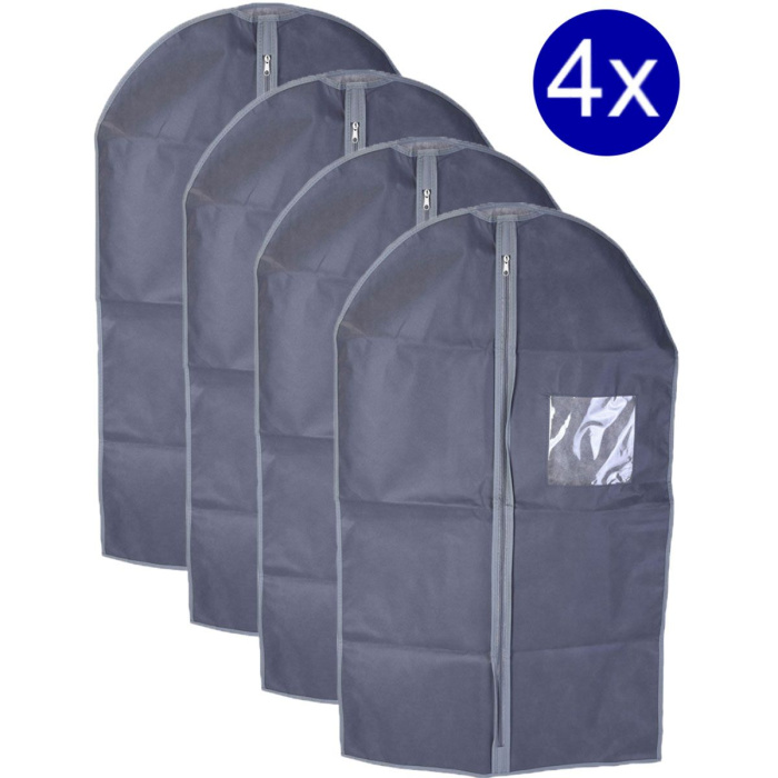 Storage Solutions 4X Kledinghoes Met Rits - 60X100Cm