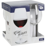 Excellent Houseware Rodewijnglazen - Set Van 4 - 580 Ml