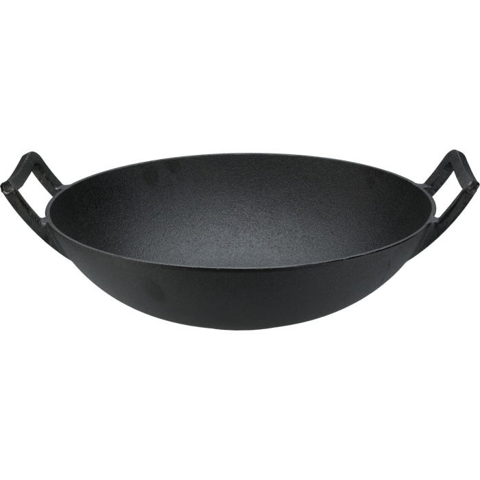 Vaggan Wokpan - Gietijzer - Ø36 Cm - Voor Bbq En Open Vuur