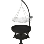 Vaggan Vuurschaal Met Bbq Grillrooster - Ø60Cm - Hoogte 127Cm