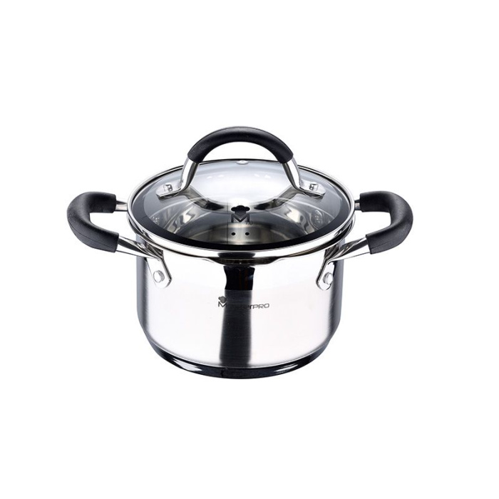 Bergner Masterpro Kookpan - Met Deksel - Ø16 Cm - 1.8L