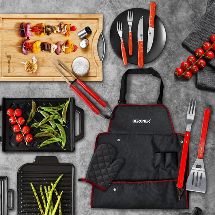 Bergner Bbq Accessoires - Geschenkset - 7-Delig