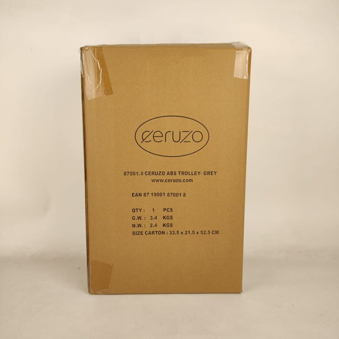 Ceruzo Handbagage Koffer - 51.5 Cm - Grijs