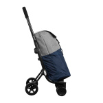 Ceruzo Go Four Boodschappentrolley  - Blauw / Grijs - 43.5 Liter - By Playmarket