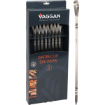 Vaggan 8X Bbq Vleespennen - Barbecue Spies - Rvs - 41 Cm