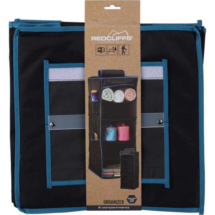 Redcliffs Tentorganizer - Hangorganizer 5 Vaks - 34X34X85Cm