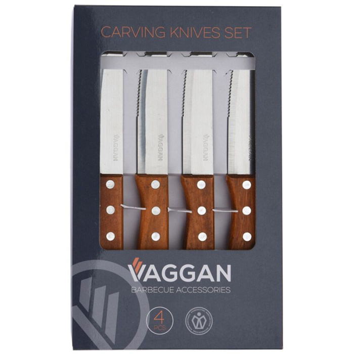 Vaggan Rvs Steakmessen Set 4-Delig