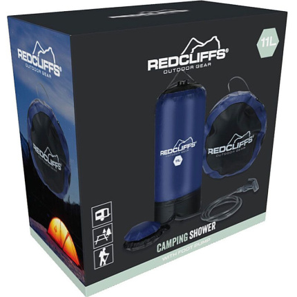 Redcliffs Campingdouche Met Voetpomp - 11 Liter