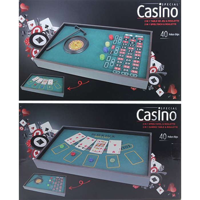 Casino Speeltafel - Roulette  En Blackjack