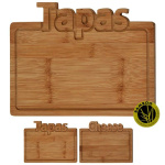 Excellent Houseware Bamboe Snijplank -Tapas - 25X17Cm