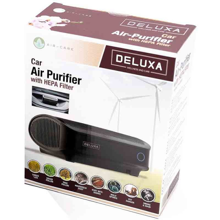 Deluxa Auto Luchtreiniger Met Hepa-Filter